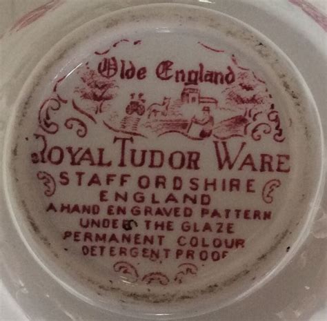 ciotole royal tudor staffordshire|tudor porcelain history.